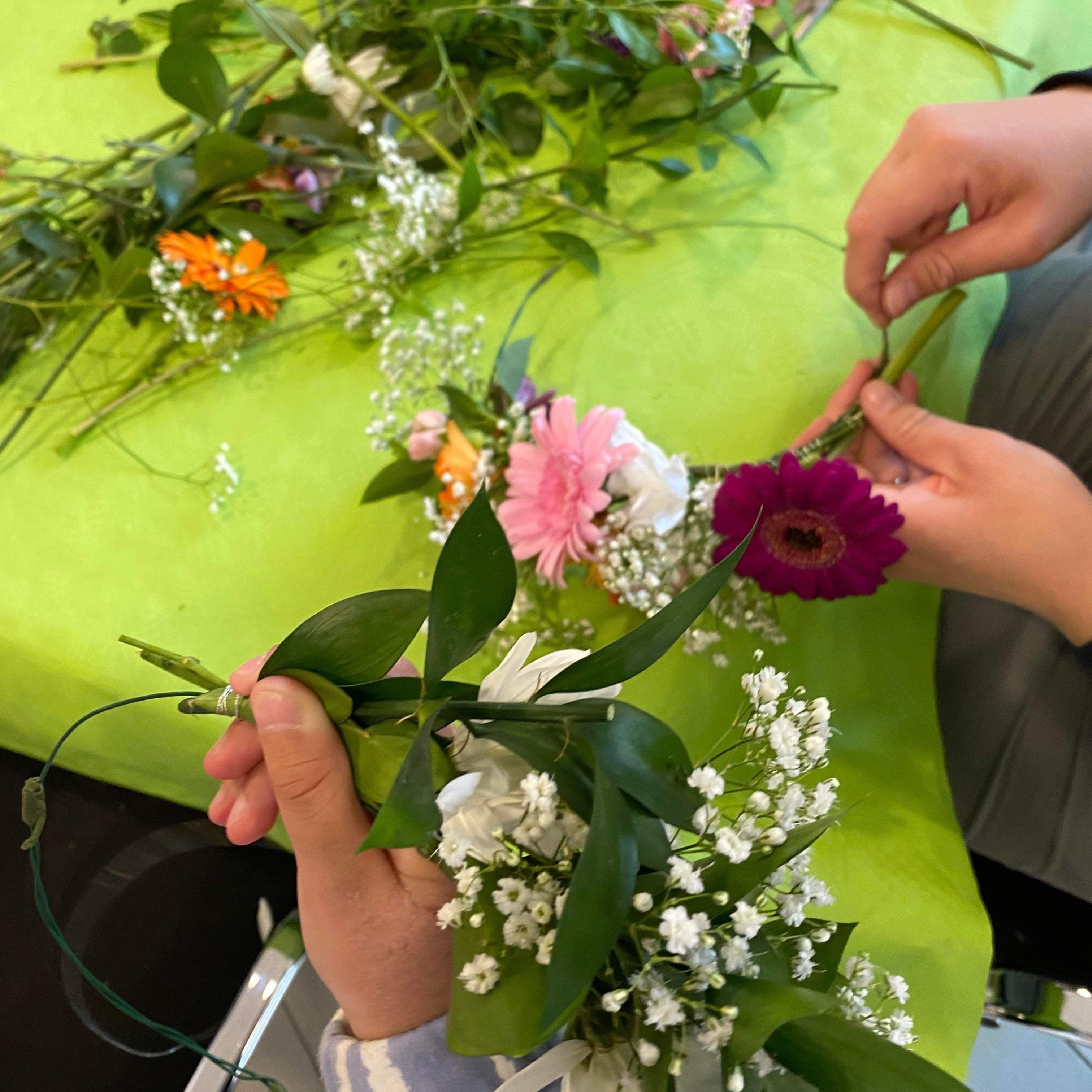 Blomsterkransverksted